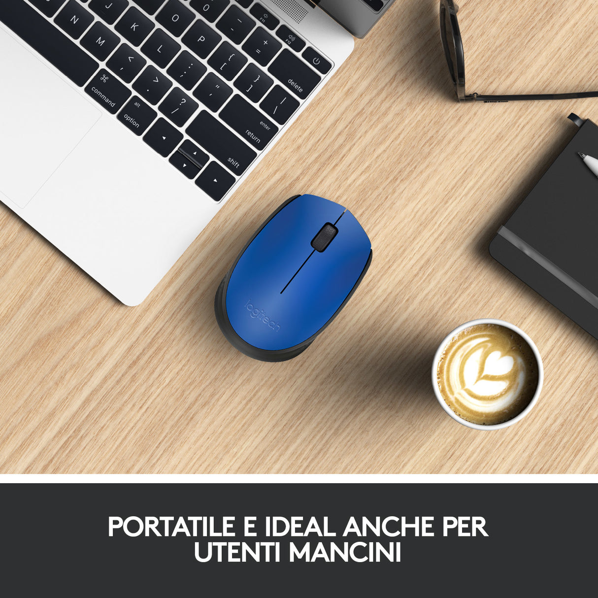 Logitech M171 mouse wireless (blu)