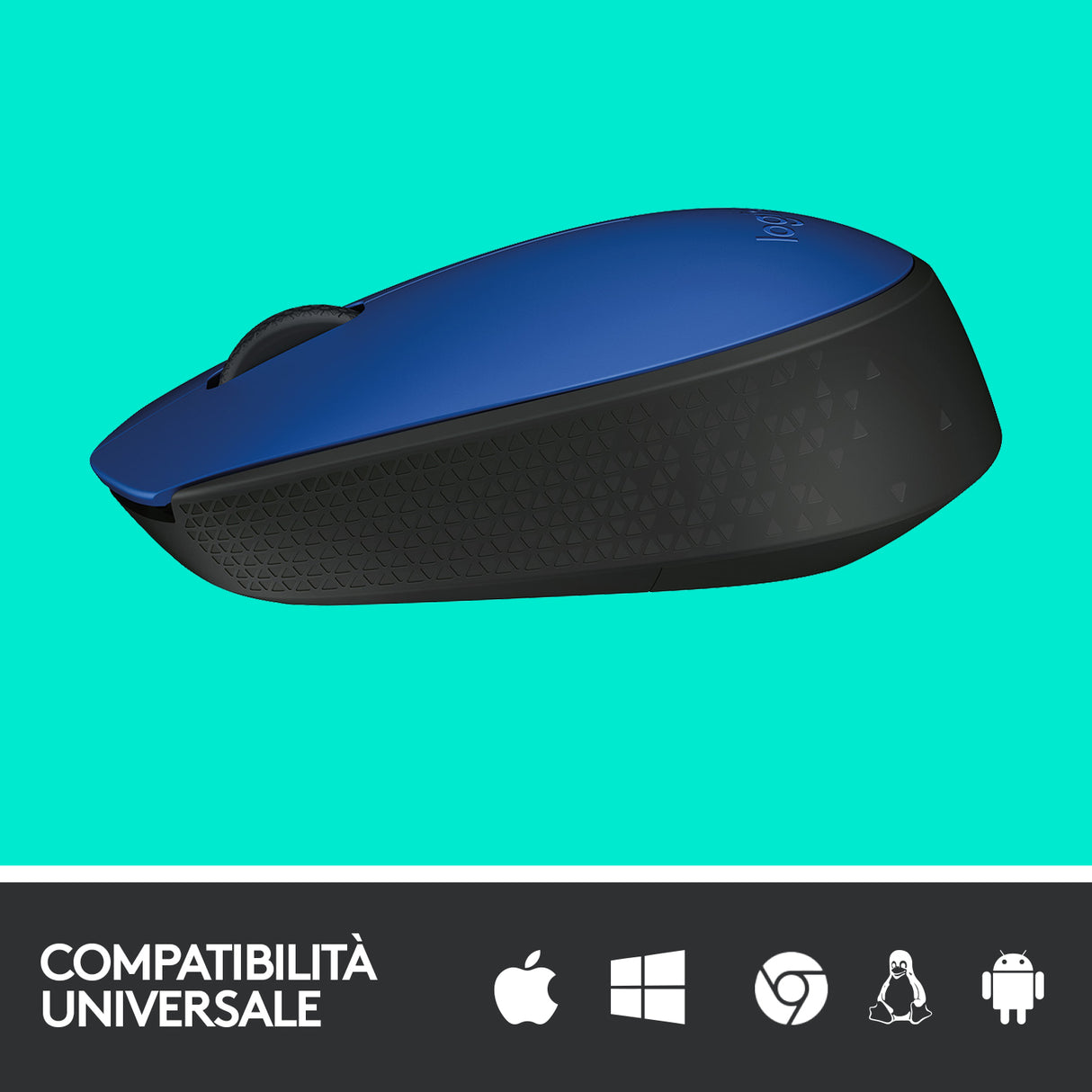 Logitech M171 mouse wireless (blu)