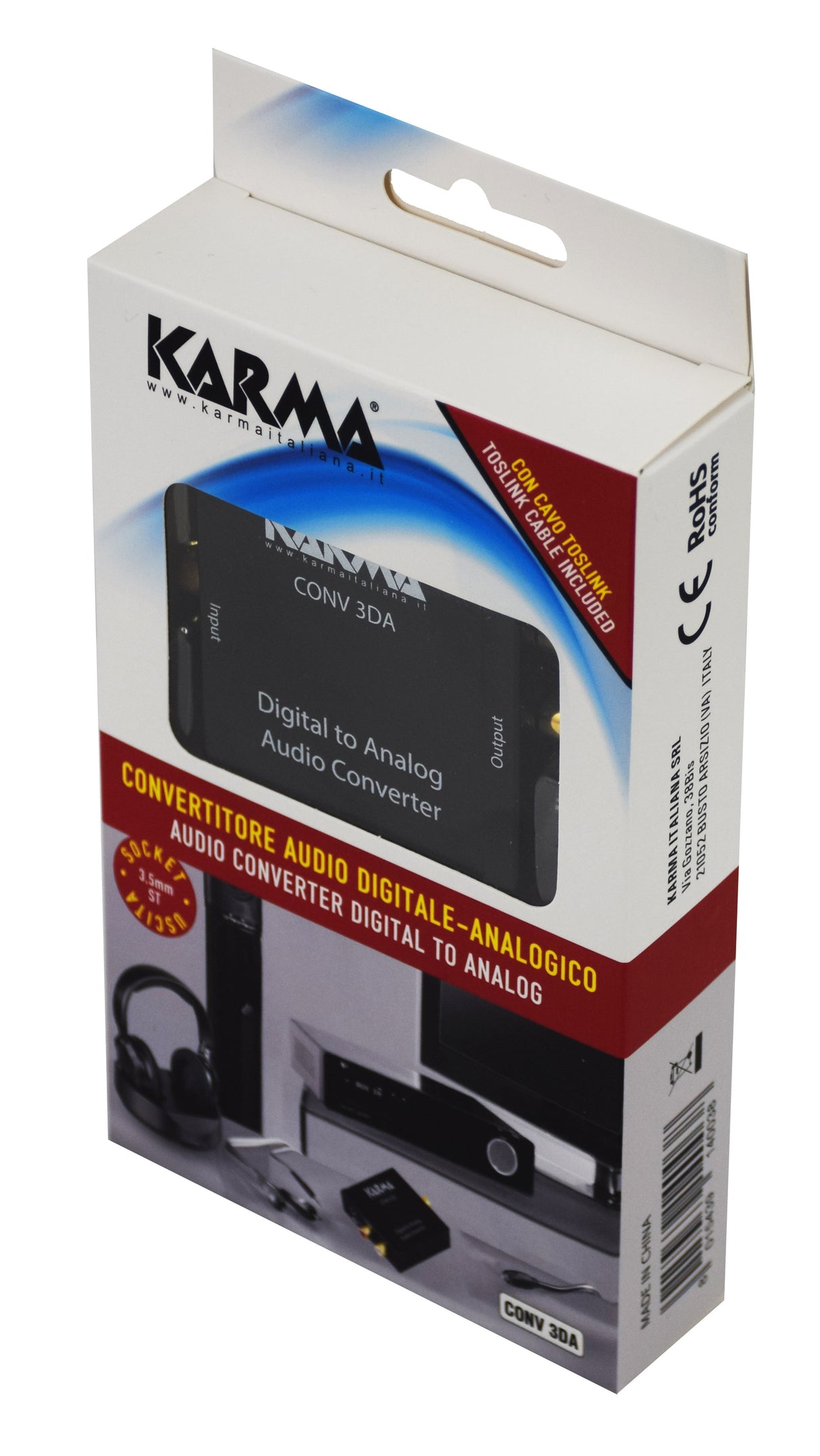 Karma Italiana CONV 3DA convertitore audio Nero