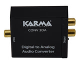 Karma Italiana CONV 3DA convertitore audio Nero