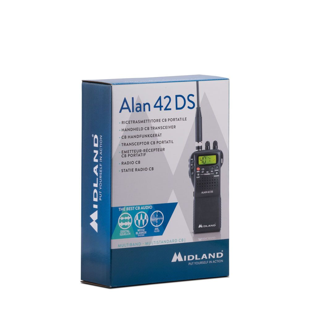 Midland C1267 ricetrasmittente 40 canali 26.565 - 27.99125 MHz Nero