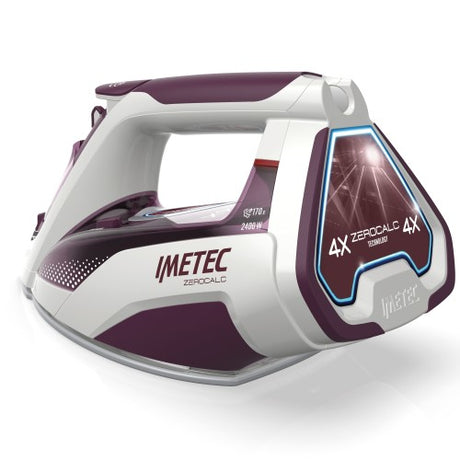 Imetec Ferro a Vapore ZeroCalc Z3 3900, Tecnologia Anticalcare, Tecnologia Intellivapor, 2400 W, Colpo Vapore 170 g