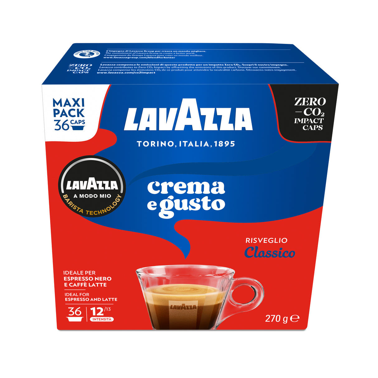 Lavazza A Modo Mio Crema e Gusto, 36 Capsule