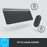 Logitech MK470 Kit Mouse e Tastiera Wireless