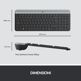 Logitech MK470 Kit Mouse e Tastiera Wireless