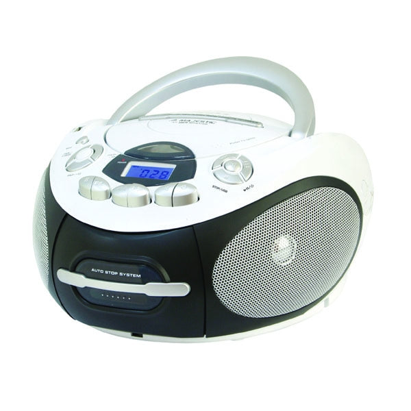 New Majestic AH-2387R MP3 USB Nero, Bianco Lettore CD personale