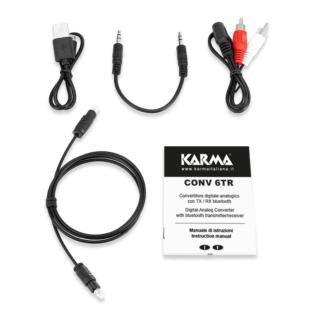 Karma Italiana CONV 6TR trasmettitore audio senza fili 10 m Nero