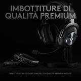 Logitech G PRO X cuffia gaming cablata con microfono 7.1 Surround
