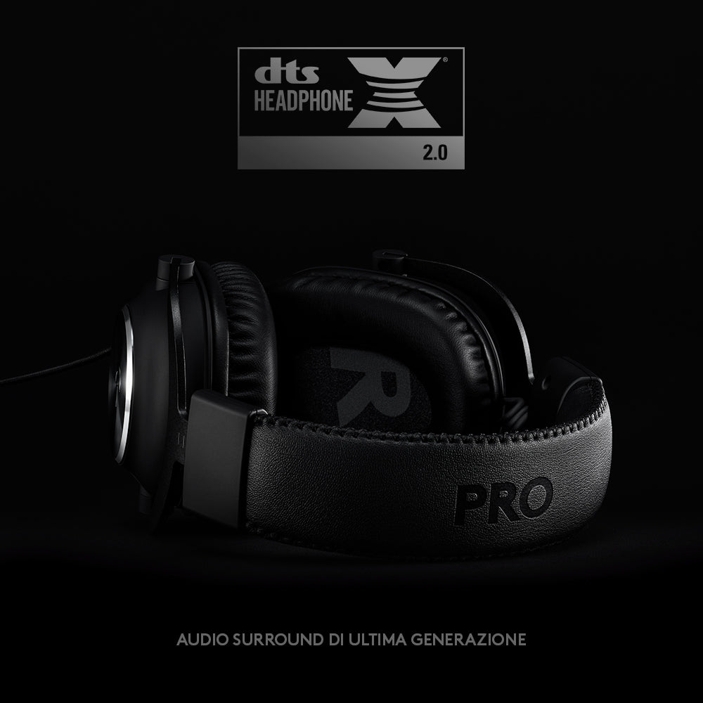 Logitech G PRO X cuffia gaming cablata con microfono 7.1 Surround