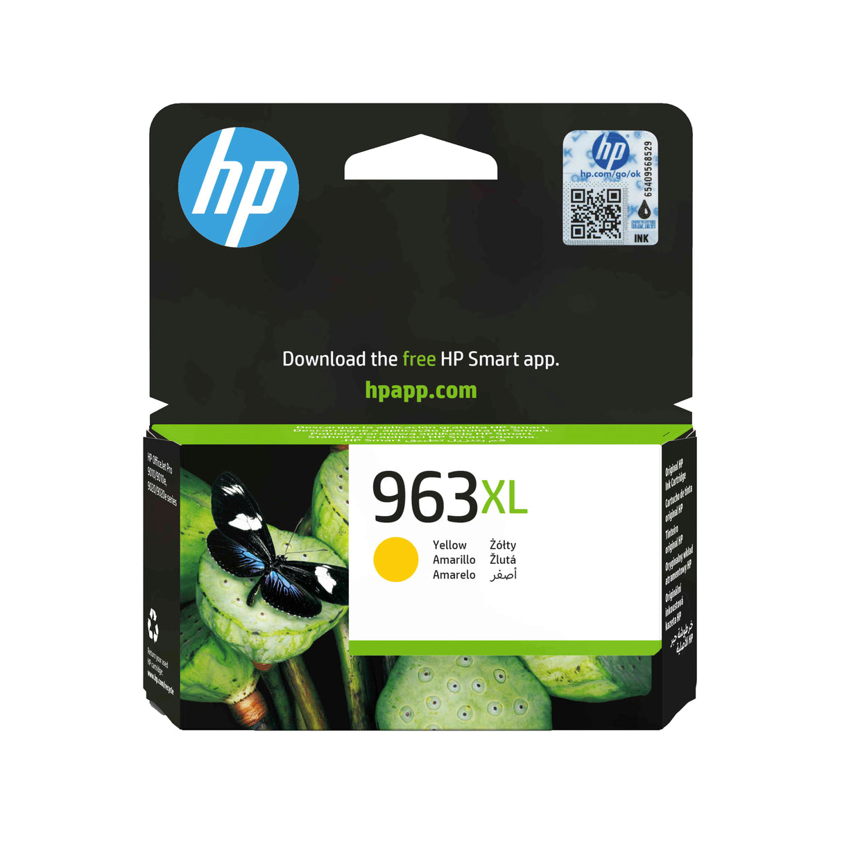HP Cartuccia di inchiostro giallo originale 963XL ad alta capacità