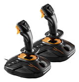 Thrustmaster T.16000M FCS SPACE SIM DUO Nero, Arancione USB Joystick Analogico/Digitale PC