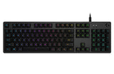 Logitech G 920-009343 tastiera Gaming USB QWERTY Italiano Carbonio