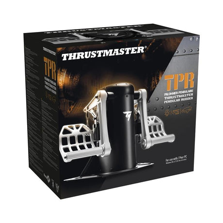 Thrustmaster TPR Rudder Nero, Argento USB Simulazione di Volo Analogico PC