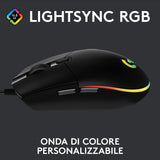 Logitech G G203 LIGHTSYNC mouse gaming a filo