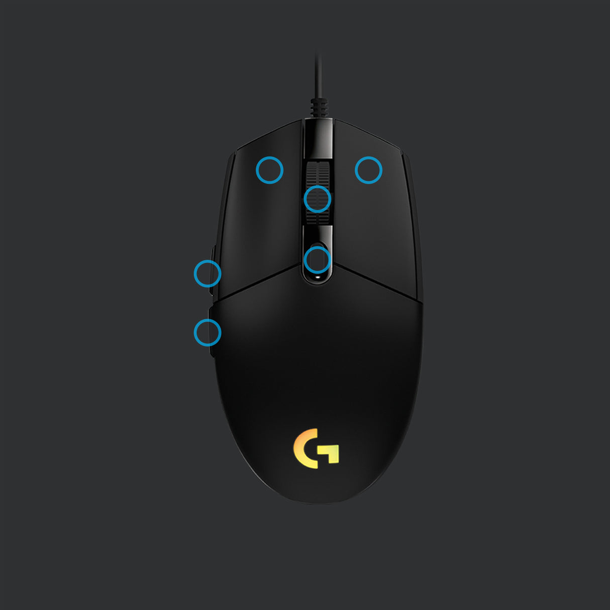 Logitech G G203 LIGHTSYNC mouse gaming a filo