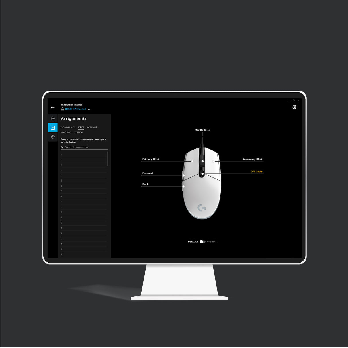 Logitech G G203 LIGHTSYNC mouse gaming a filo