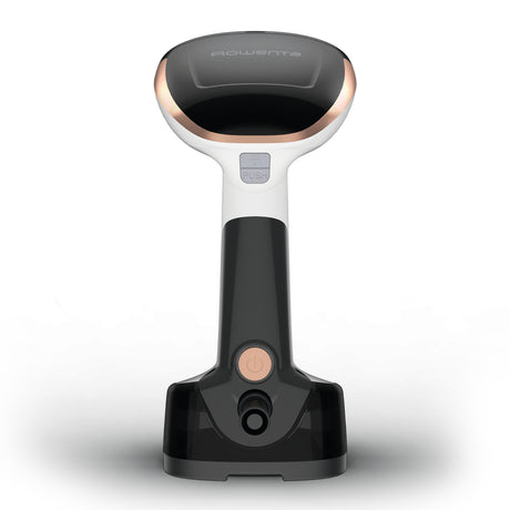 Rowenta Access Steam Pocket, Stiratore Verticale Portatile, Pieghevole, Black & White