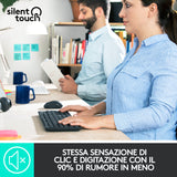 Logitech MK295 Kit Mouse e Tastiera Wireless Silent