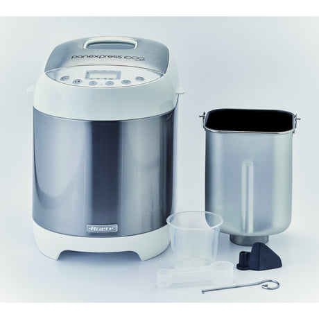 Ariete 133 Macchina del Pane - Panexpress 1000 Metal - Impasta, Lievita e Cuoce - Pane fatto in casa - Pane gluten free - 19 programmi preimpoistati