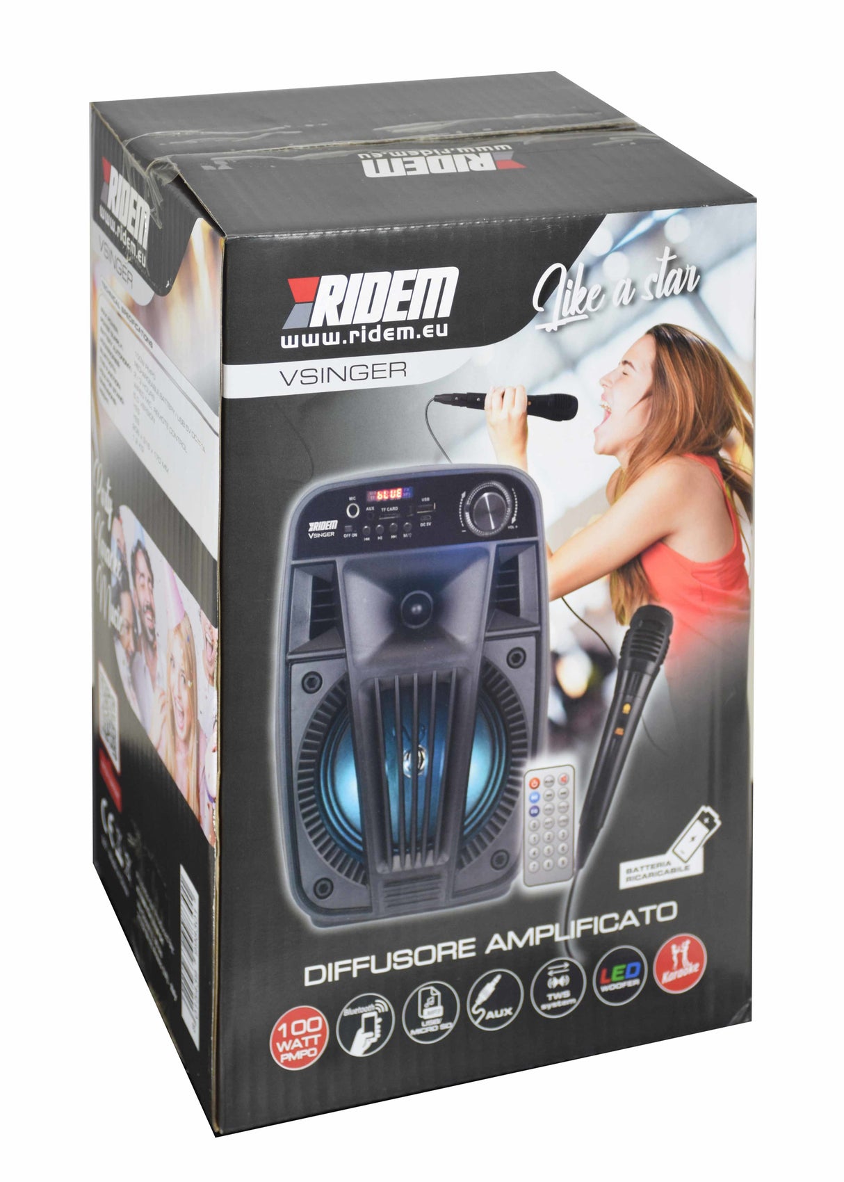 Karma Italiana V Singer Nero 12 W