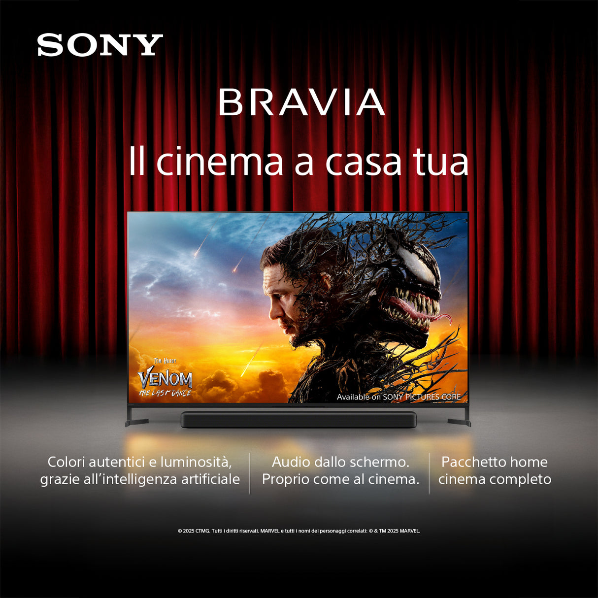 Sony K-55XR8M2 139,7 cm (55") 4K Ultra HD Smart TV Wi-Fi Nero