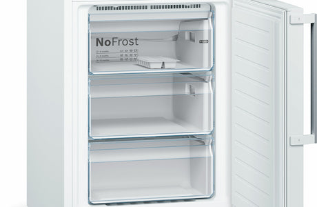 Bosch Serie 4 KGN39VWEQ Frigorifero Combinato da libera installazione 203 x 60 cm Bianco Classe E