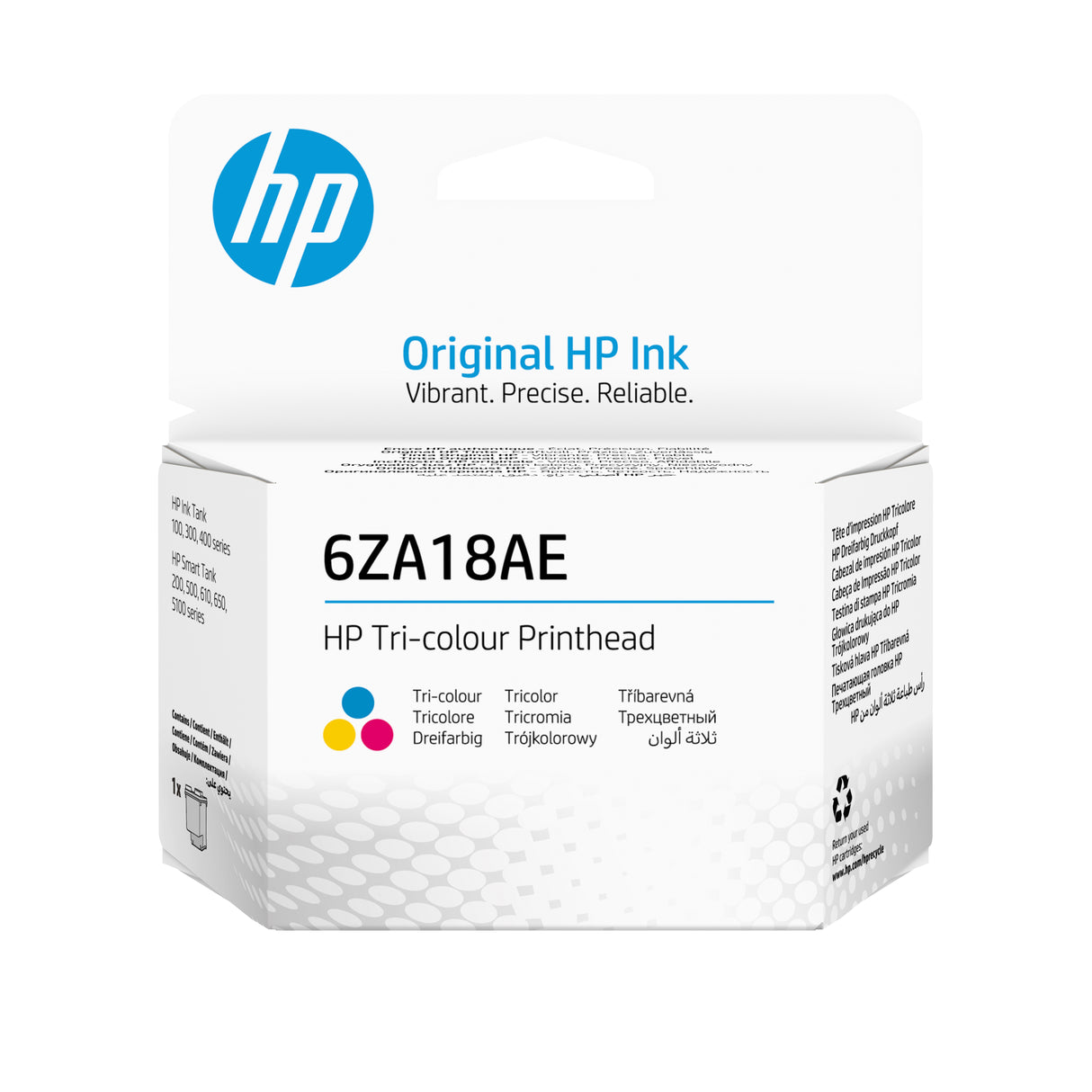 HP Testina di stampa originale 6ZA18AE, tricromia