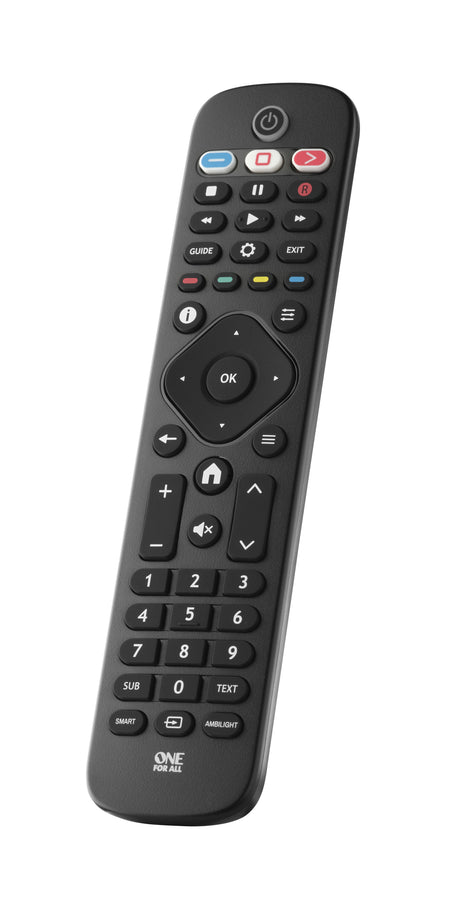 One For All TV Replacement Remotes URC4913 telecomando IR Wireless Pulsanti