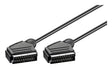 Goobay 11702 Cavo SCART 1,5 m SCART (21-pin) Nero