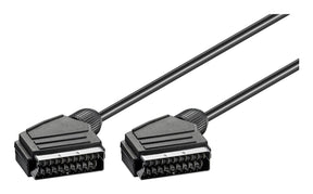 Goobay 11702 Cavo SCART 1,5 m SCART (21-pin) Nero