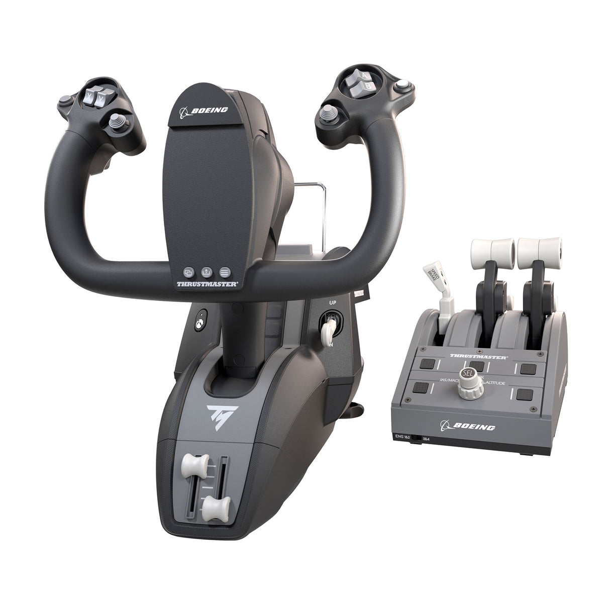 Thrustmaster TCA Yoke Pack Boeing Edition Nero, Grigio USB Fight-stick PC, Xbox, Xbox One, Xbox One S, Xbox One X, Xbox Series S, Xbox Series X