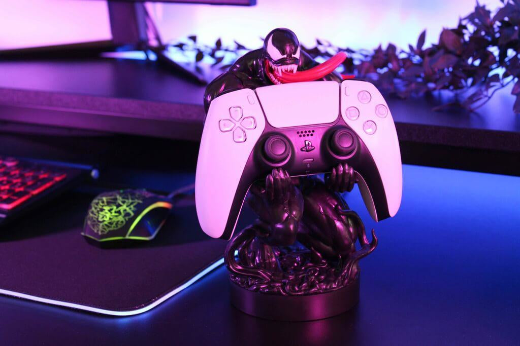 Exquisite Gaming Cable Guys Venom Supporto passivo Controller per videogiochi, Telefono cellulare/smartphone, Telecomando Nero, Rosso