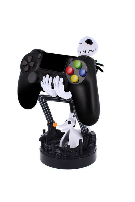 Exquisite Gaming Cable Guys The Nightmare Before Christmas: Jack Skellington Supporto passivo Controller per videogiochi, Telefono cellulare/smartphone, Telecomando Nero, Bianco