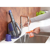 Black & Decker BHHV520BFP aspirapolvere senza filo Nero, Viola Senza sacchetto
