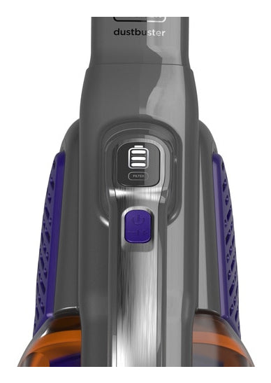 Black & Decker BHHV520BFP aspirapolvere senza filo Nero, Viola Senza sacchetto