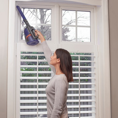 Black & Decker BHHV520BFP aspirapolvere senza filo Nero, Viola Senza sacchetto