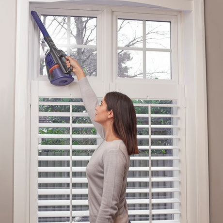 Black & Decker BHHV520BFP aspirapolvere senza filo Nero, Viola Senza sacchetto