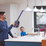 Black & Decker BHHV520BFP aspirapolvere senza filo Nero, Viola Senza sacchetto