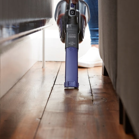 Black & Decker BHHV520BFP aspirapolvere senza filo Nero, Viola Senza sacchetto