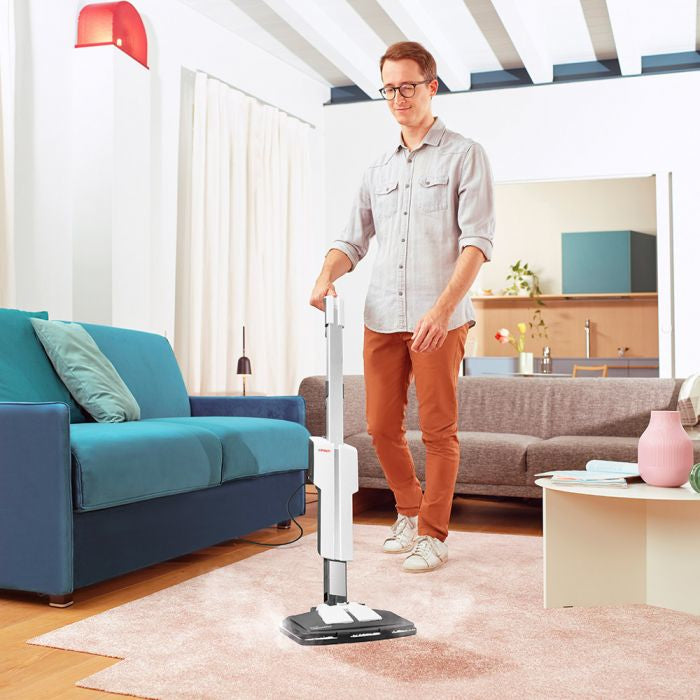Polti Vaporetto SV610_Style Scopa a vapore 0,5 L 1500 W Grigio, Bianco