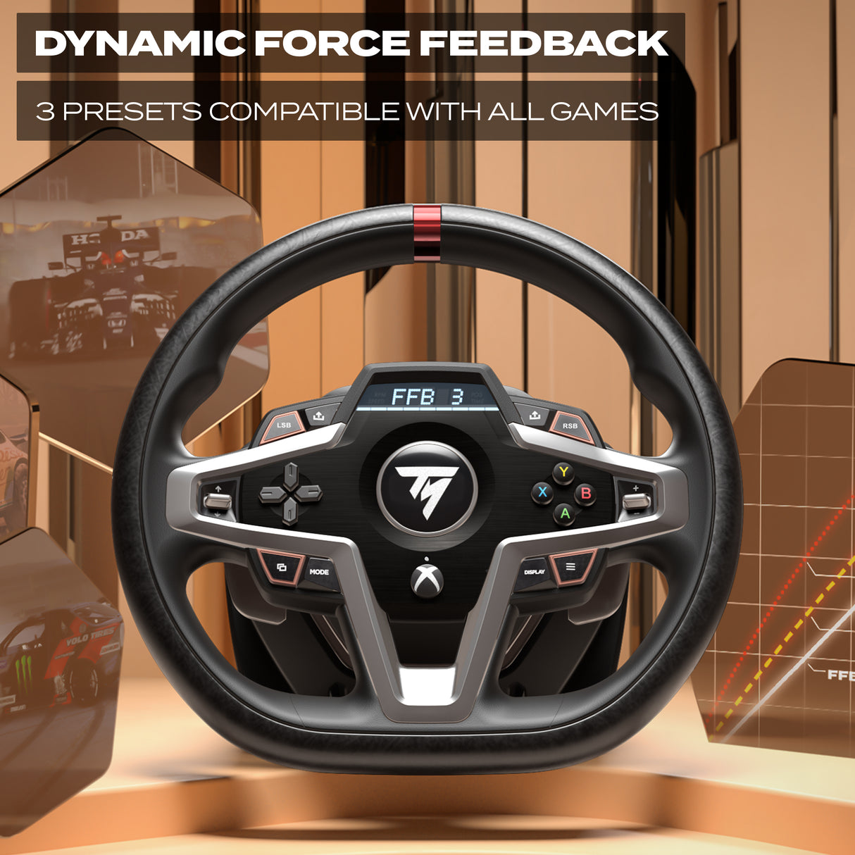 Thrustmaster T248 Nero USB Sterzo + Pedali Analogico/Digitale PC, PlayStation 4, PlayStation 5