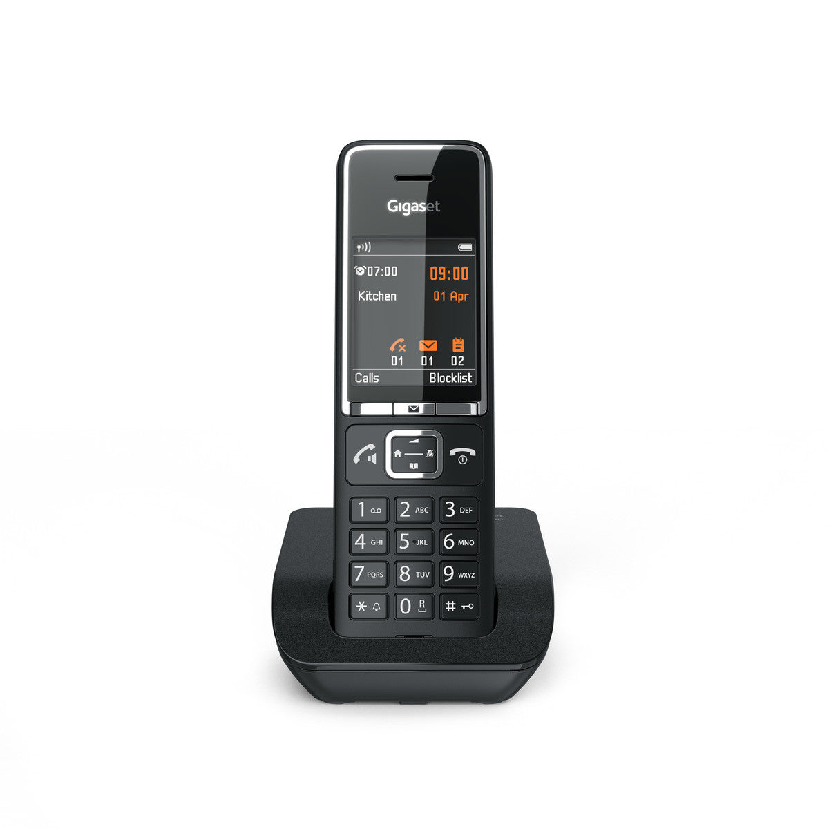 Gigaset COMFORT 550 Telefono analogico/DECT Identificatore di chiamata Nero