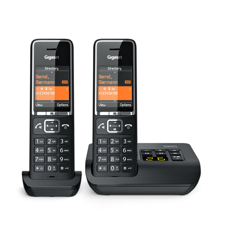 Gigaset COMFORT 550A duo Telefono analogico/DECT Identificatore di chiamata Nero