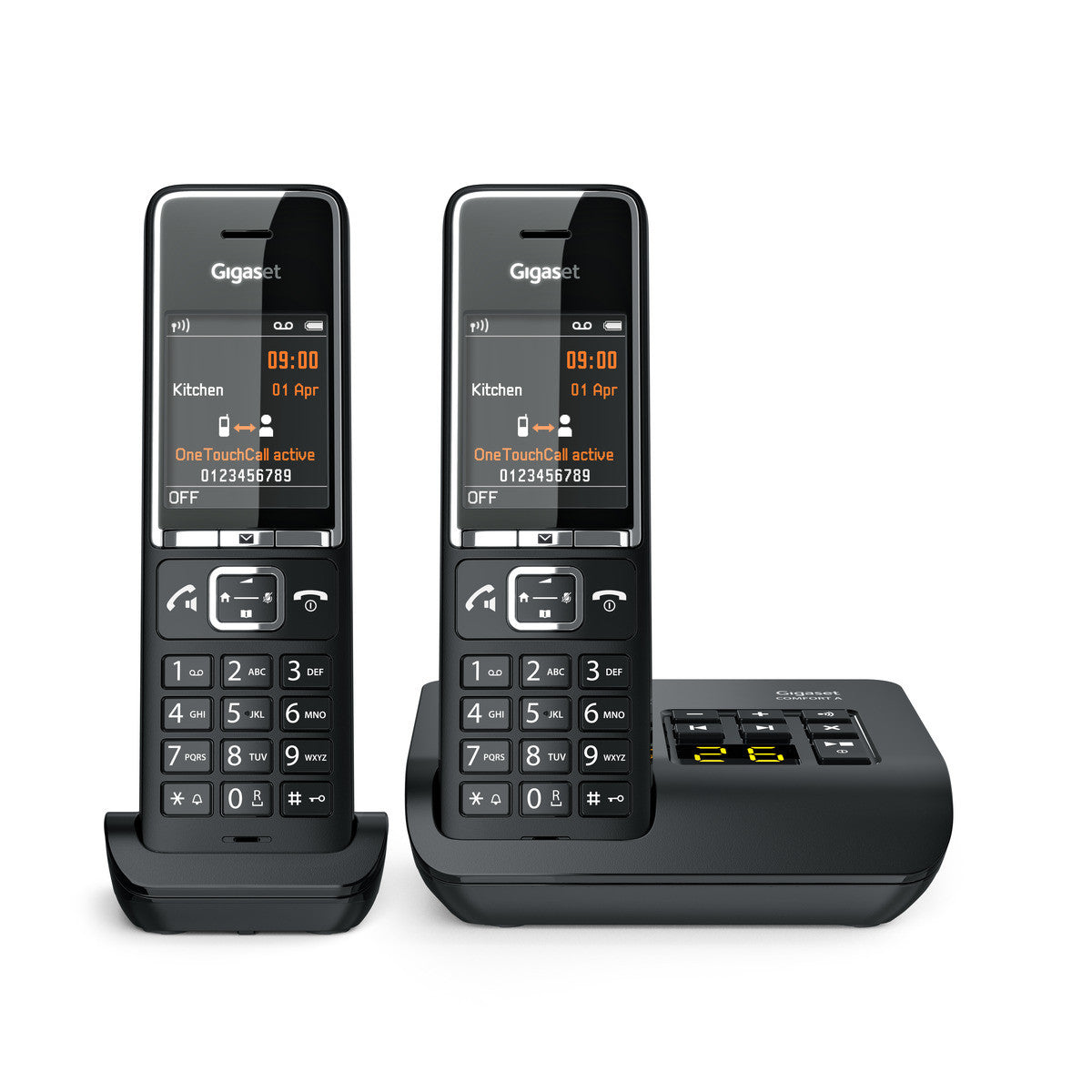 Gigaset COMFORT 550A duo Telefono analogico/DECT Identificatore di chiamata Nero