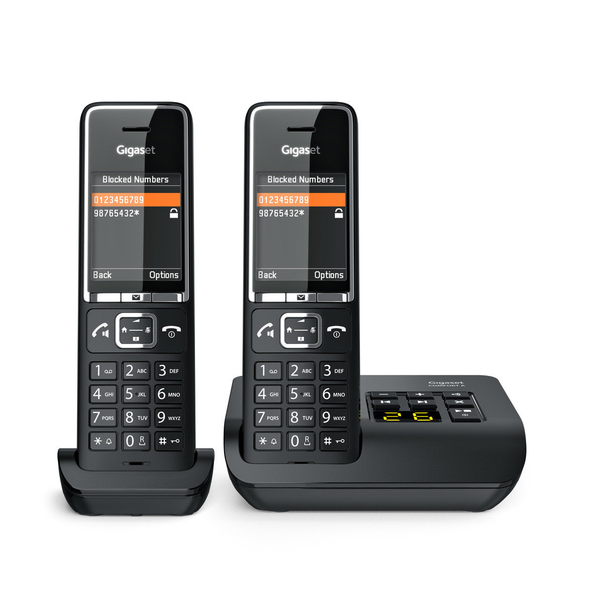 Gigaset COMFORT 550A duo Telefono analogico/DECT Identificatore di chiamata Nero