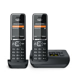 Gigaset COMFORT 550A duo Telefono analogico/DECT Identificatore di chiamata Nero
