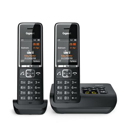 Gigaset COMFORT 550A duo Telefono analogico/DECT Identificatore di chiamata Nero