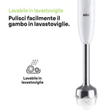 Braun MultiQuick 1 MQ10.201M Minipimer Frullatore ad immersione White