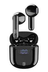 Cellularline SEEK Auricolari Bluetooth® dotati di display digitale con indicatore di batteria