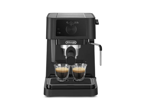 De’Longhi STILOSA EC235.BK Macchina da Caffè Manuale Espresso e Cappuccino, Compatibile con Polvere o Cialde E.S.E., Spegnimento Automatico, Serbatoio Estraibile da 1L, Potenza 1100W, Nero